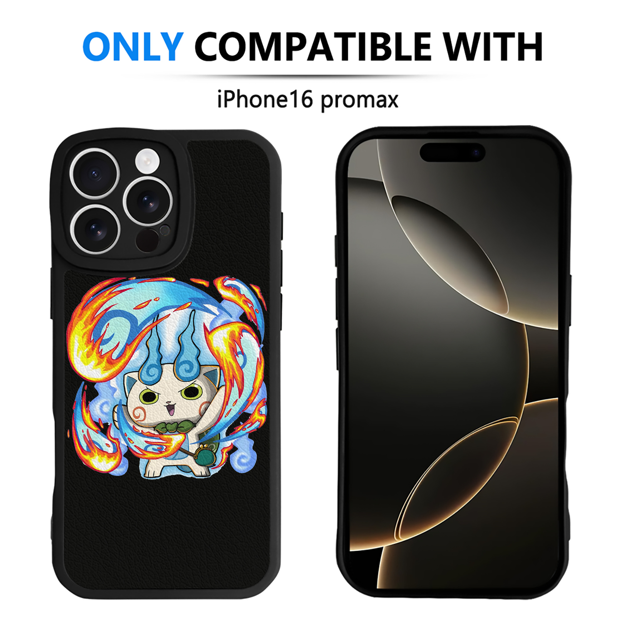 （画像用） 妖怪ウォッチ Yo-kai Watch 【iPhone 16シリーズ対応】シリコンスマホケース（レザー調） 材質：シリコン